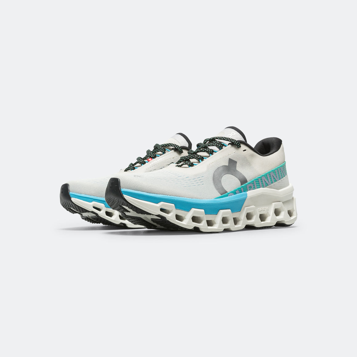 On Running - Womens Cloudmonster 2 - Cream/Horizon - Up There Athletics