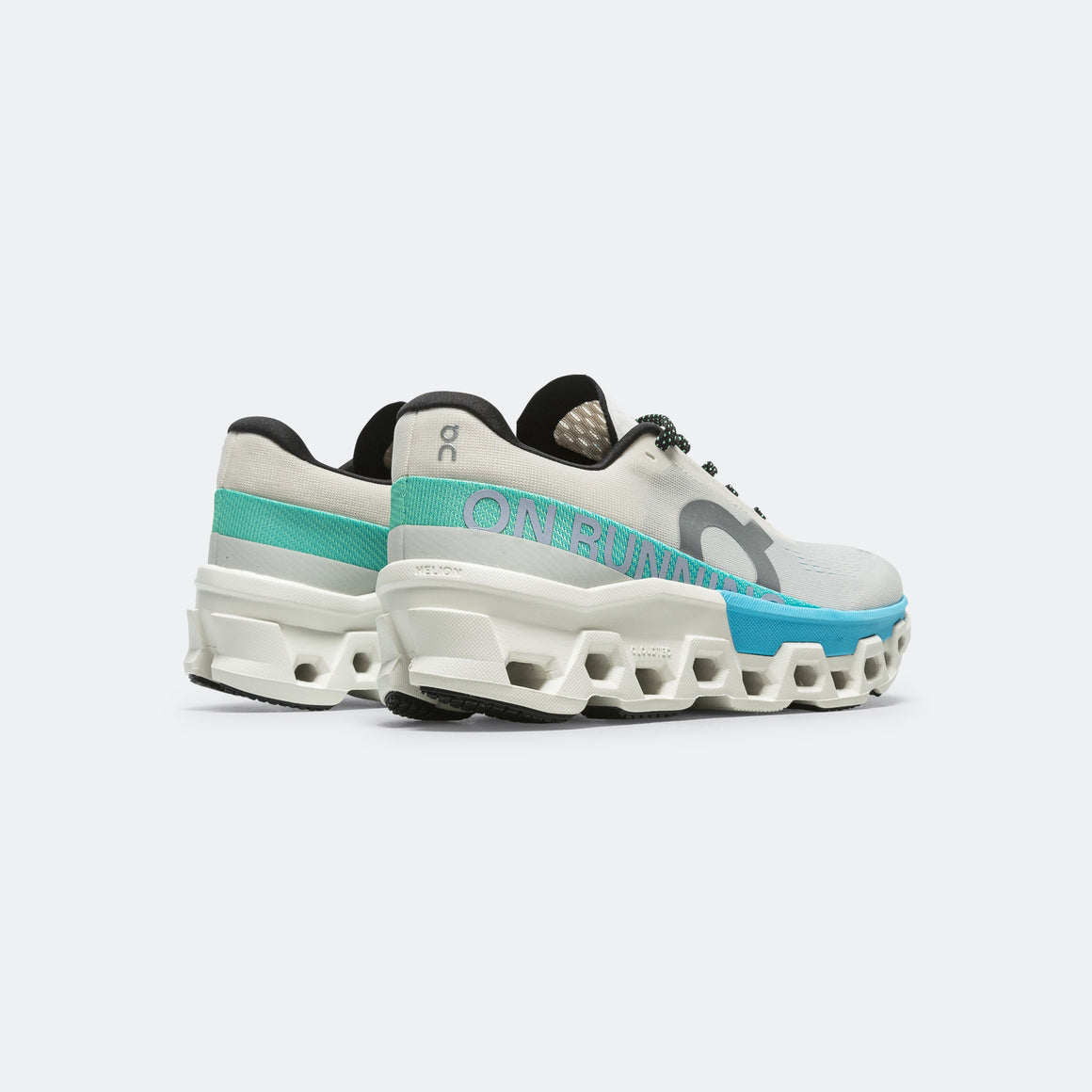On Running - Womens Cloudmonster 2 - Cream/Horizon - Up There Athletics
