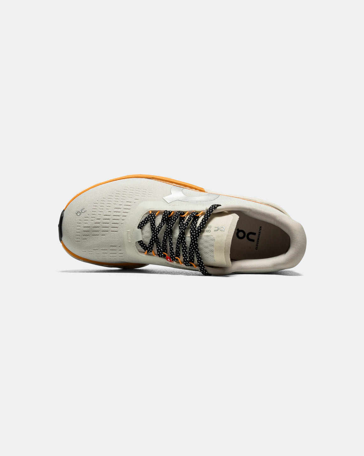 On Running - Womens Cloudmonster 2 - Ivory/Tangerine - Up There Athletics