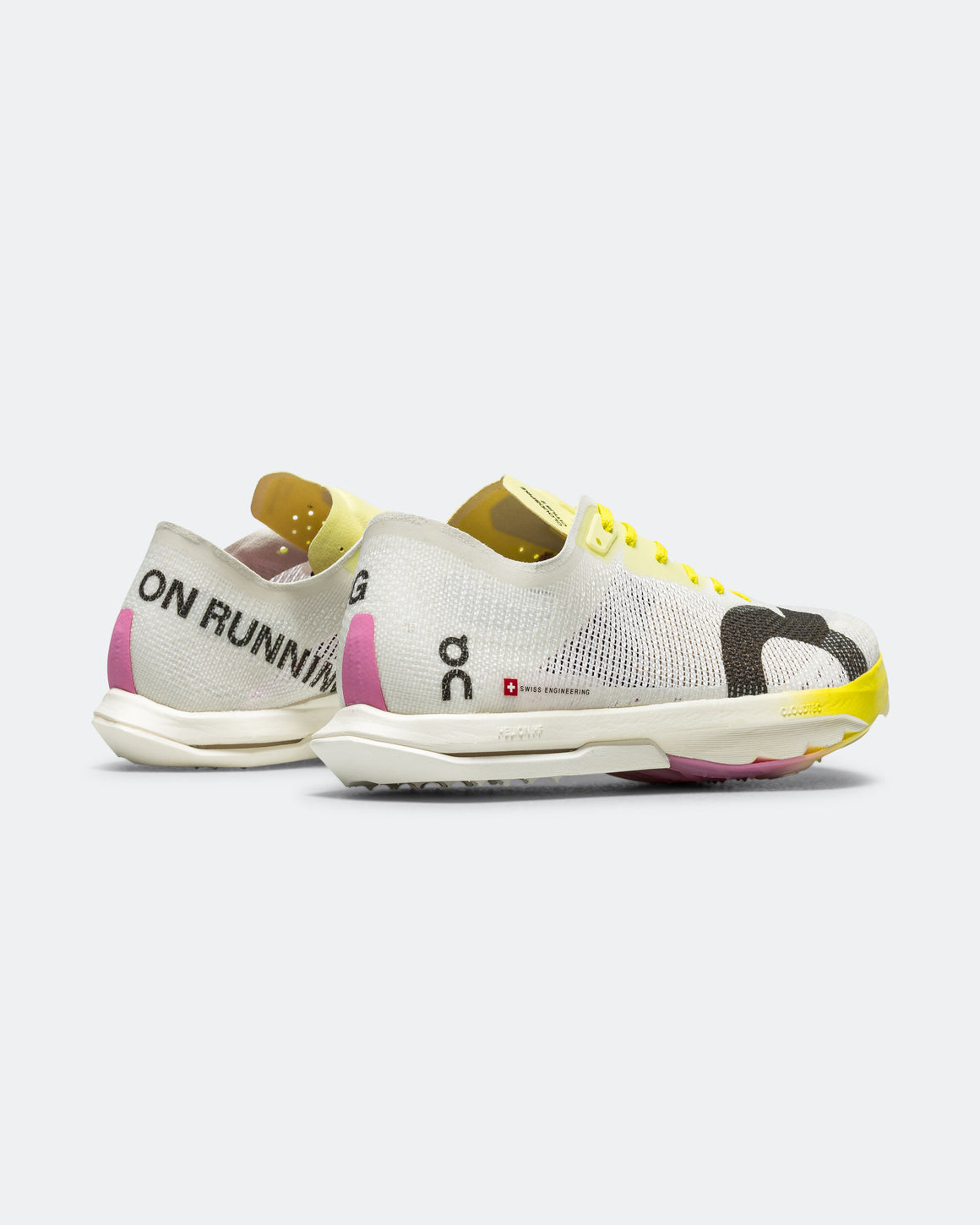 On Running - Womens Cloudspike Citius 2 - White/Raspberry - Up There Athletics