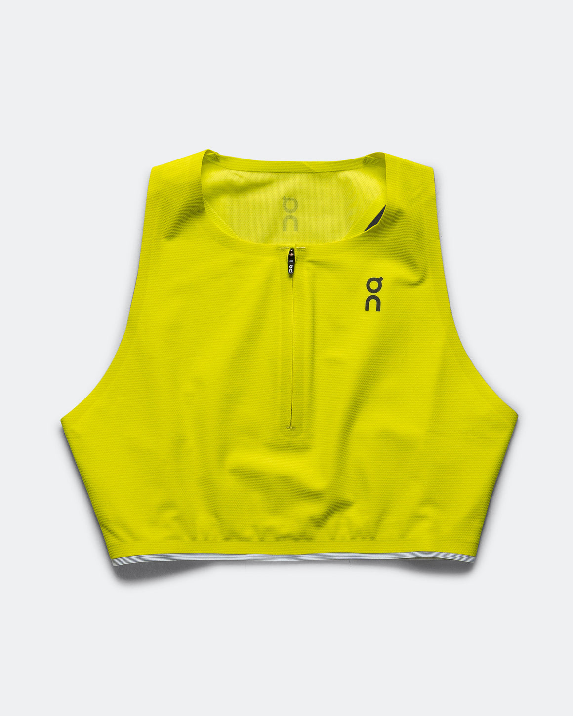 On Running - Womens Race Crop - Lime - Up There Athletics
