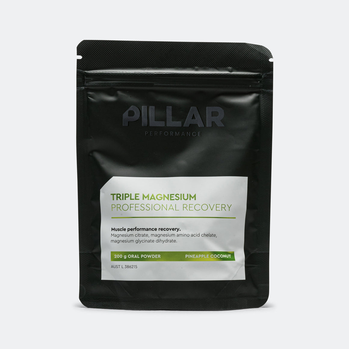 Pillar Performance - Triple Magnesium Powder Pouch - Pineapple Coconut - Up There Athletics