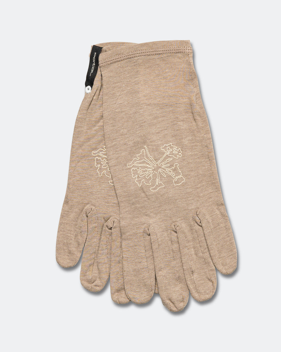 Portal - Drift Merino Gloves - Desert Taupe | Up There Athletics
