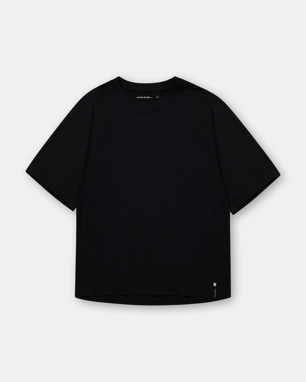 Portal - Drift Merino SS Tee - Black Beauty - Up There Athletics