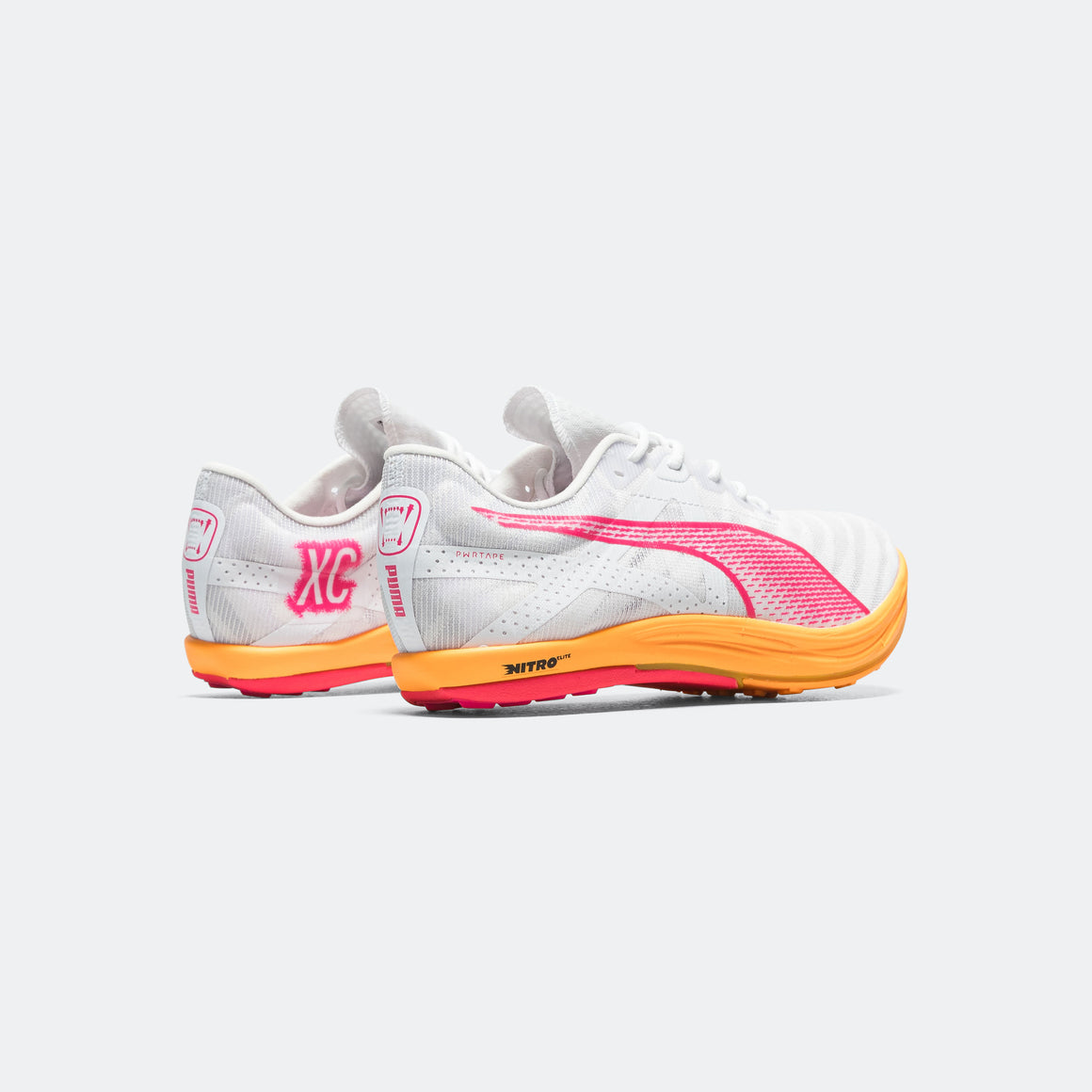 Puma - Crossfox NITRO Elite - White/Sun Stream-Sunset Glow - Up There Athletics