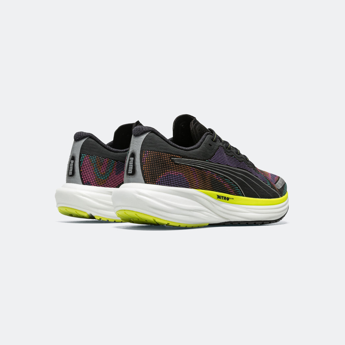 Puma - Womens Deviate NITRO 2 - Psychedelic Rush/Black - Up There Athletics