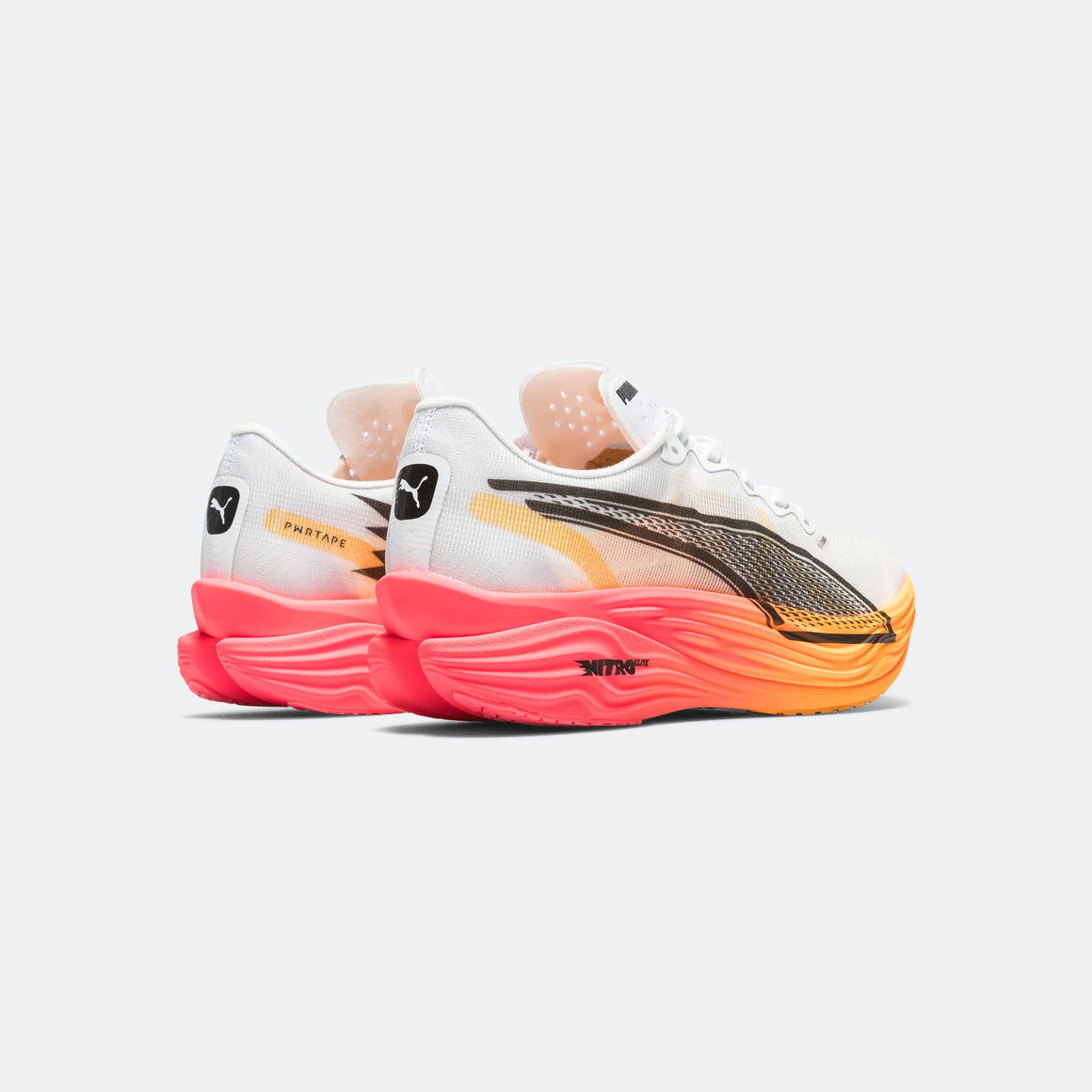 Puma - Womens Deviate NITRO Elite 3 PROTO - White/Sunset Glow-Sun Stream - Up There Athletics