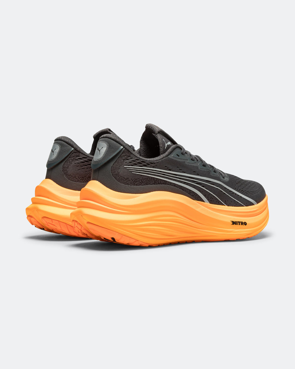 Puma - Mens MagMax NITRO - Dusky Grey/Heat Fire - Up There Athletics