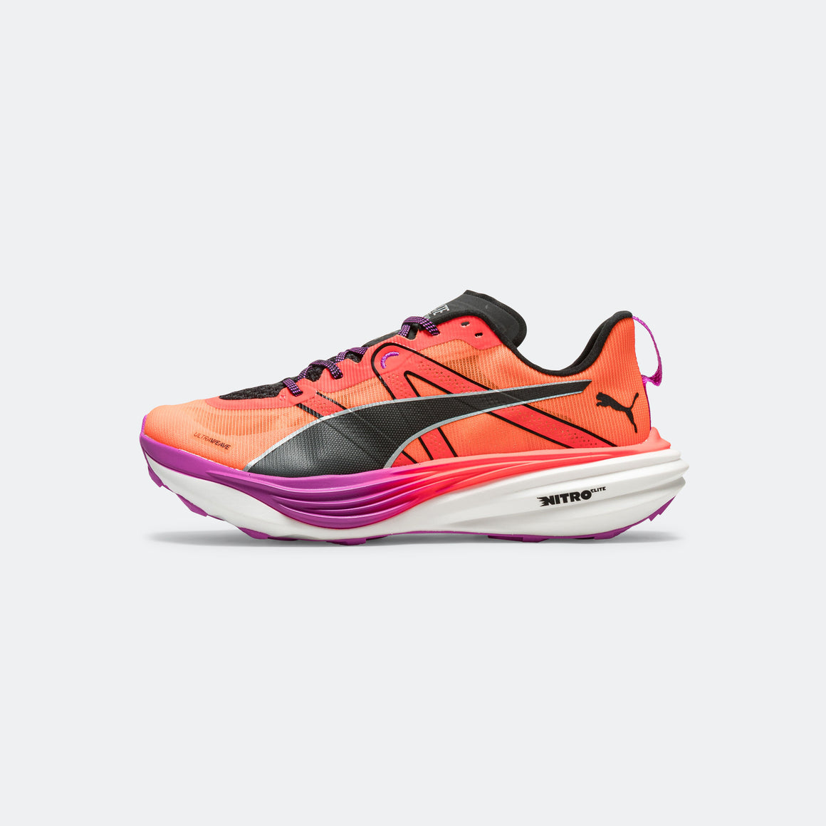 Puma - Womens Deviate NITRO Elite Trail - Glowing Red/Pure Magenta - Up There Athletics
