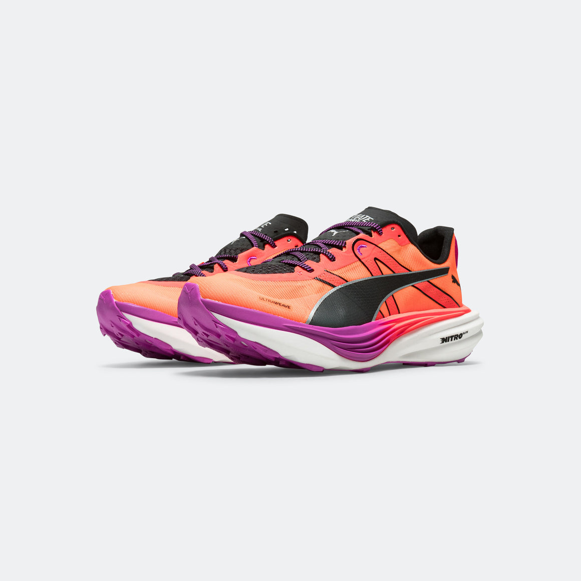 Puma - Womens Deviate NITRO Elite Trail - Glowing Red/Pure Magenta - Up There Athletics