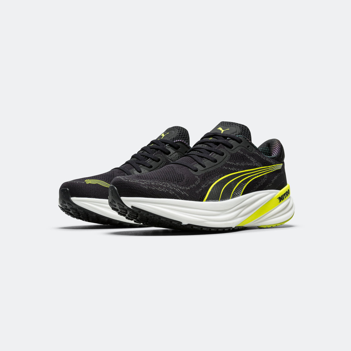 Puma - Mens Magnify NITRO 2 - Psychedelic Rush/Black - Up There Athletics