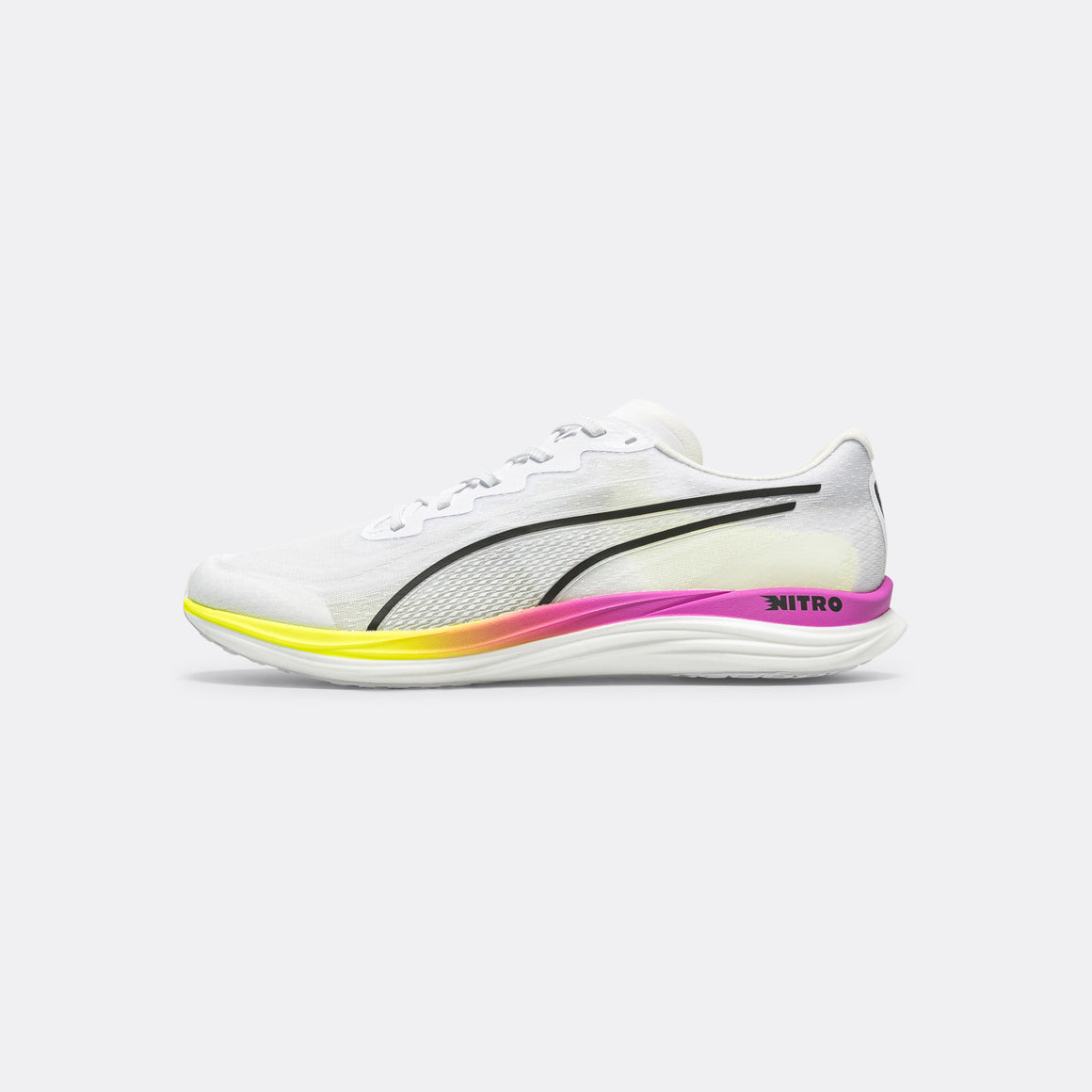 Puma - Mens Propio NITRO - White/Pure Magenta - Up There Athletics