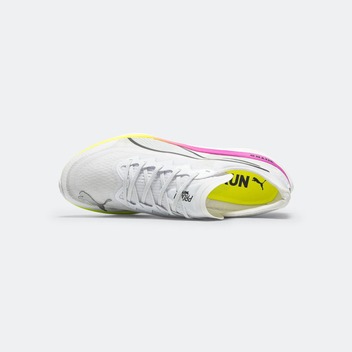 Puma - Mens Propio NITRO - White/Pure Magenta - Up There Athletics