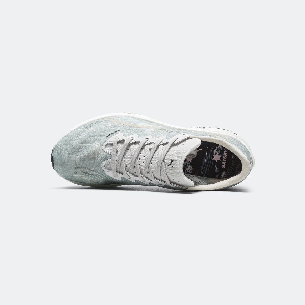 Puma - Womens Deviate NITRO Elite 3 x SAYSKY - Cool Light Grey/New Navy - Up There Athletics