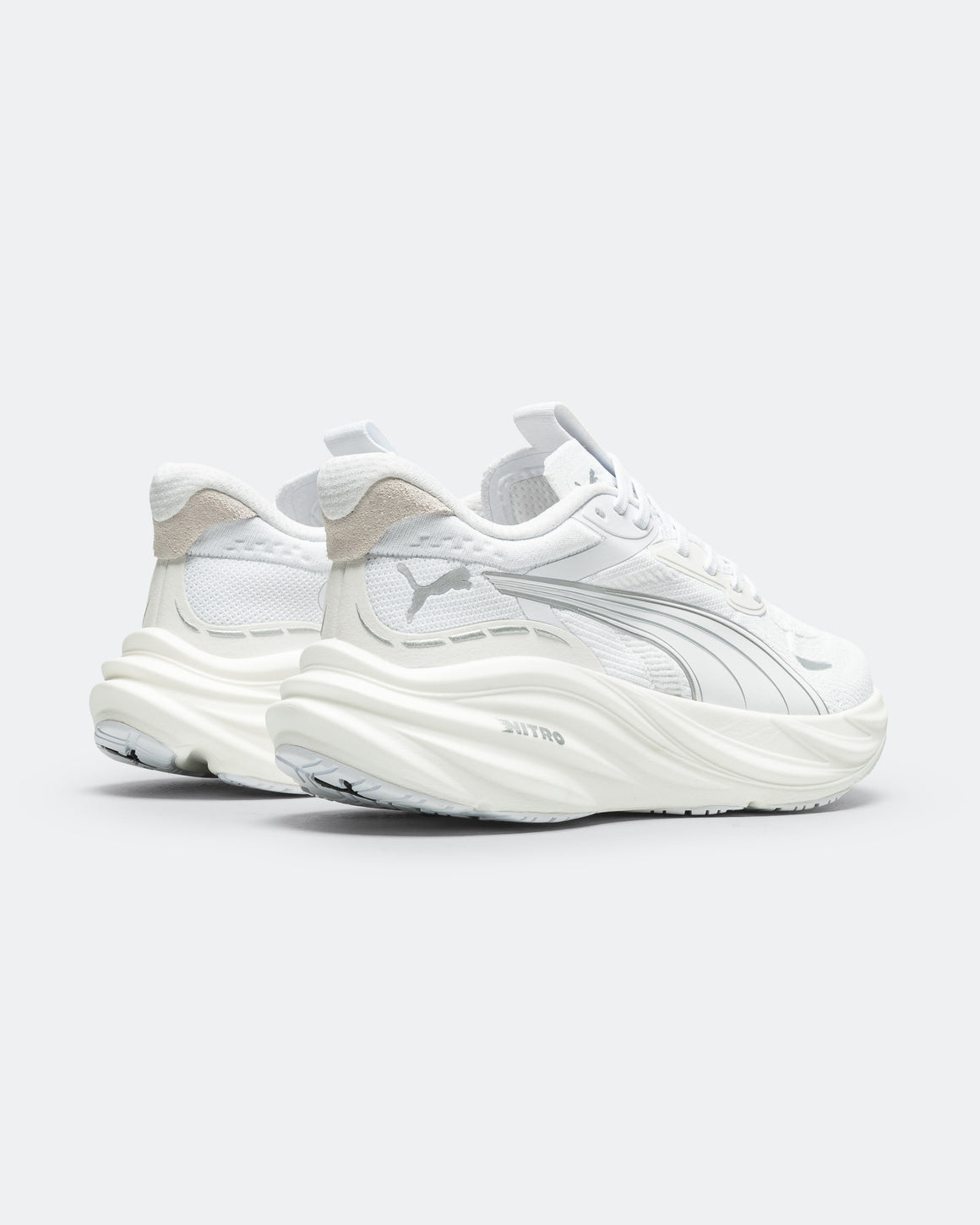 Puma - Womens Magnify NITRO 3 - White/Silver - Up There Athletics