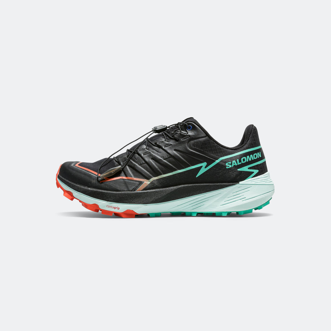 Salomon - Mens Thundercross - Black/Cherry Tomato - Up There Athletics
