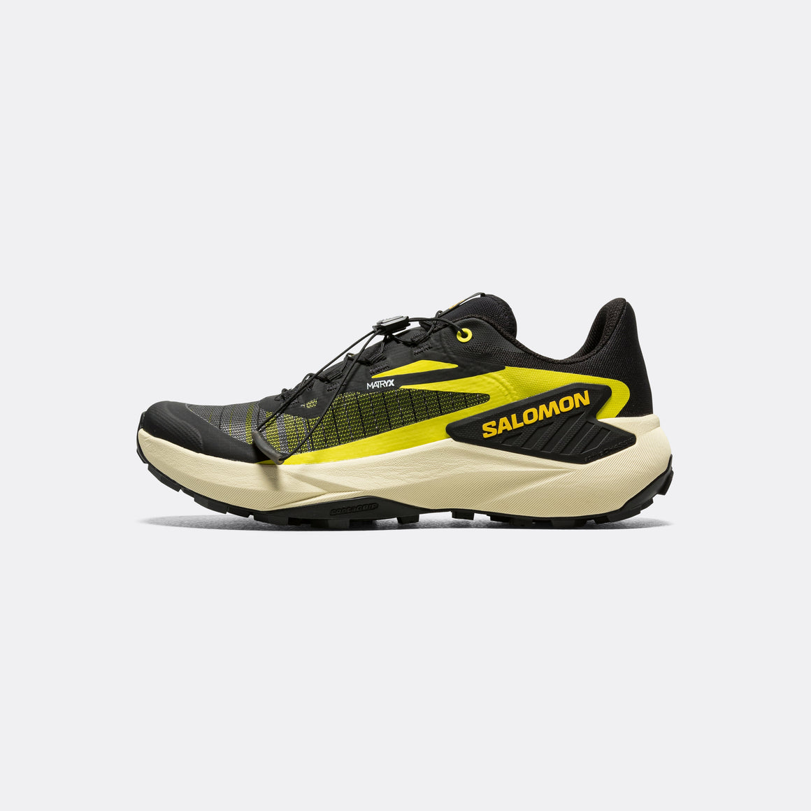Salomon - Mens Genesis -Black/Sulphur Spring-Transparent Yellow - Up There Athletics