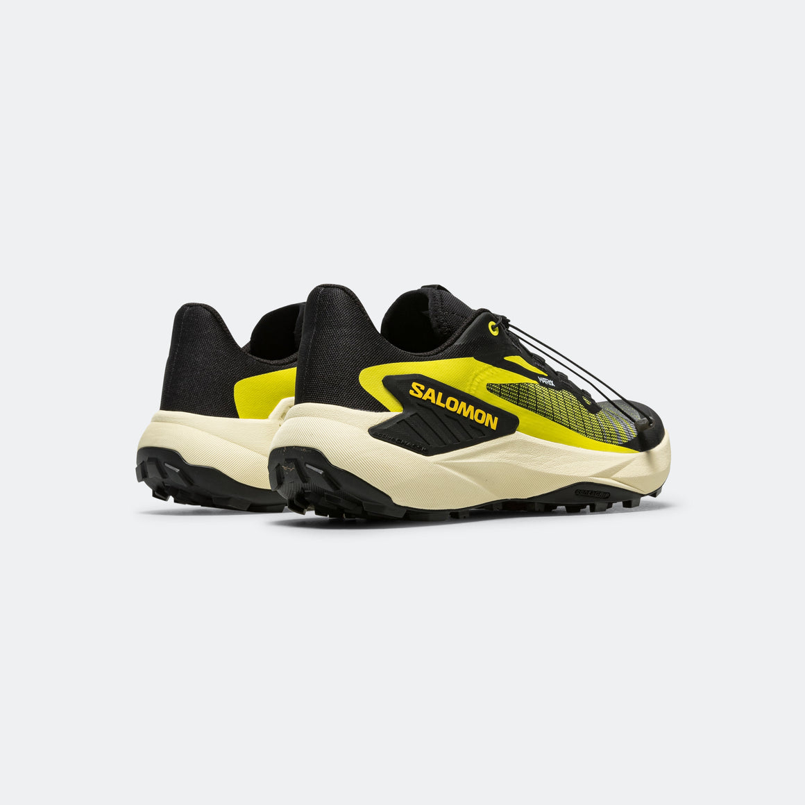 Salomon - Mens Genesis -Black/Sulphur Spring-Transparent Yellow - Up There Athletics