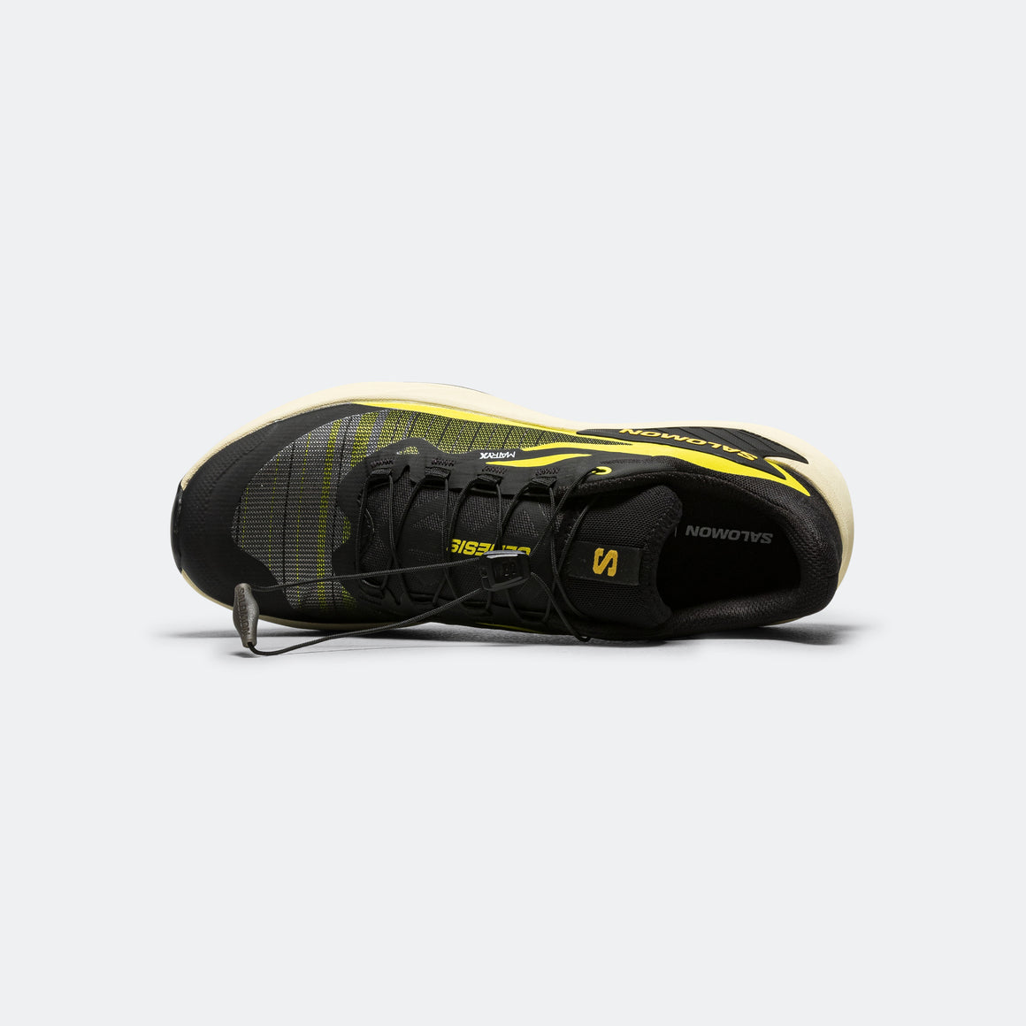 Salomon - Mens Genesis -Black/Sulphur Spring-Transparent Yellow - Up There Athletics