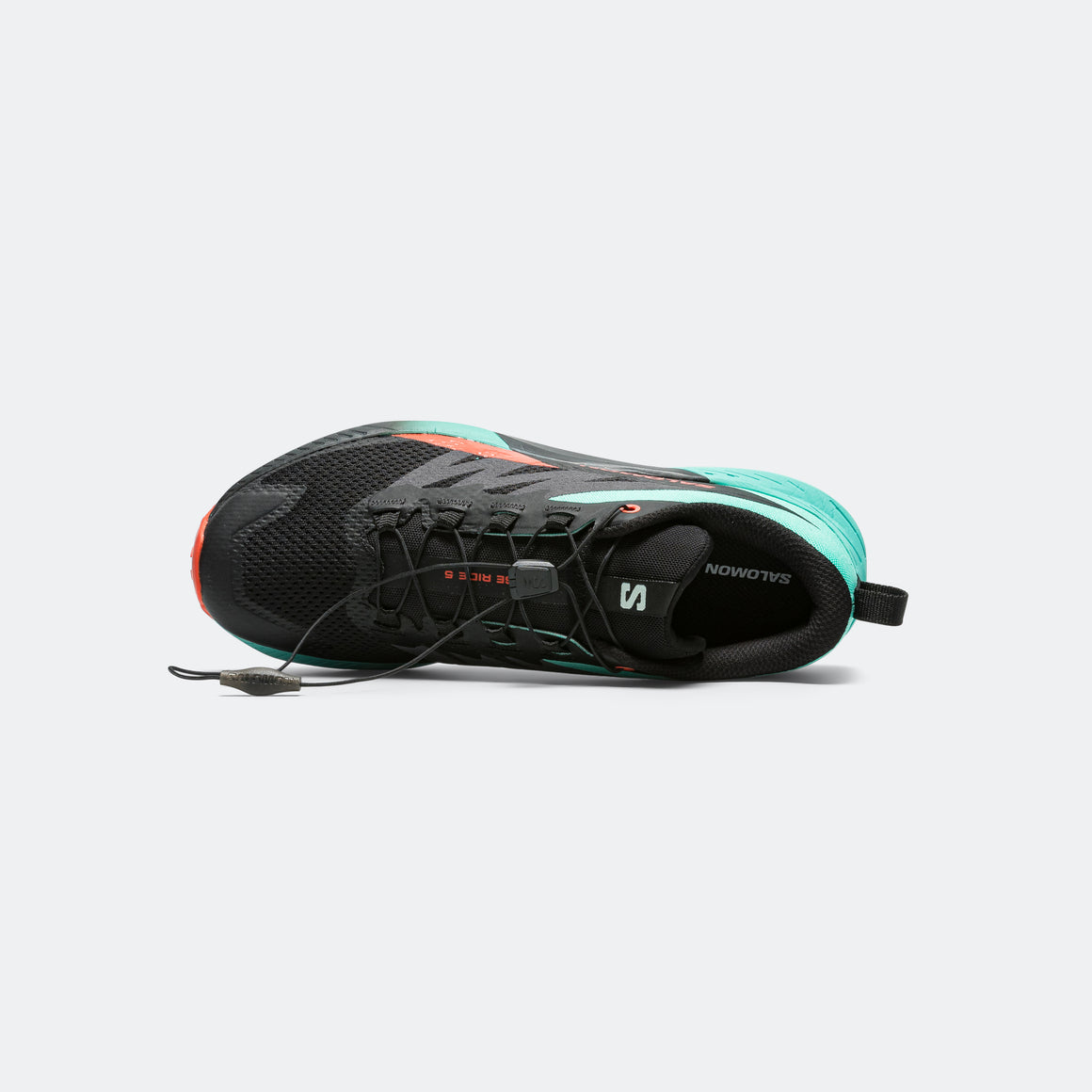 Salomon - Mens Sense Ride 5 - Black/Bay-Cherry Tomato - Up There Athletics