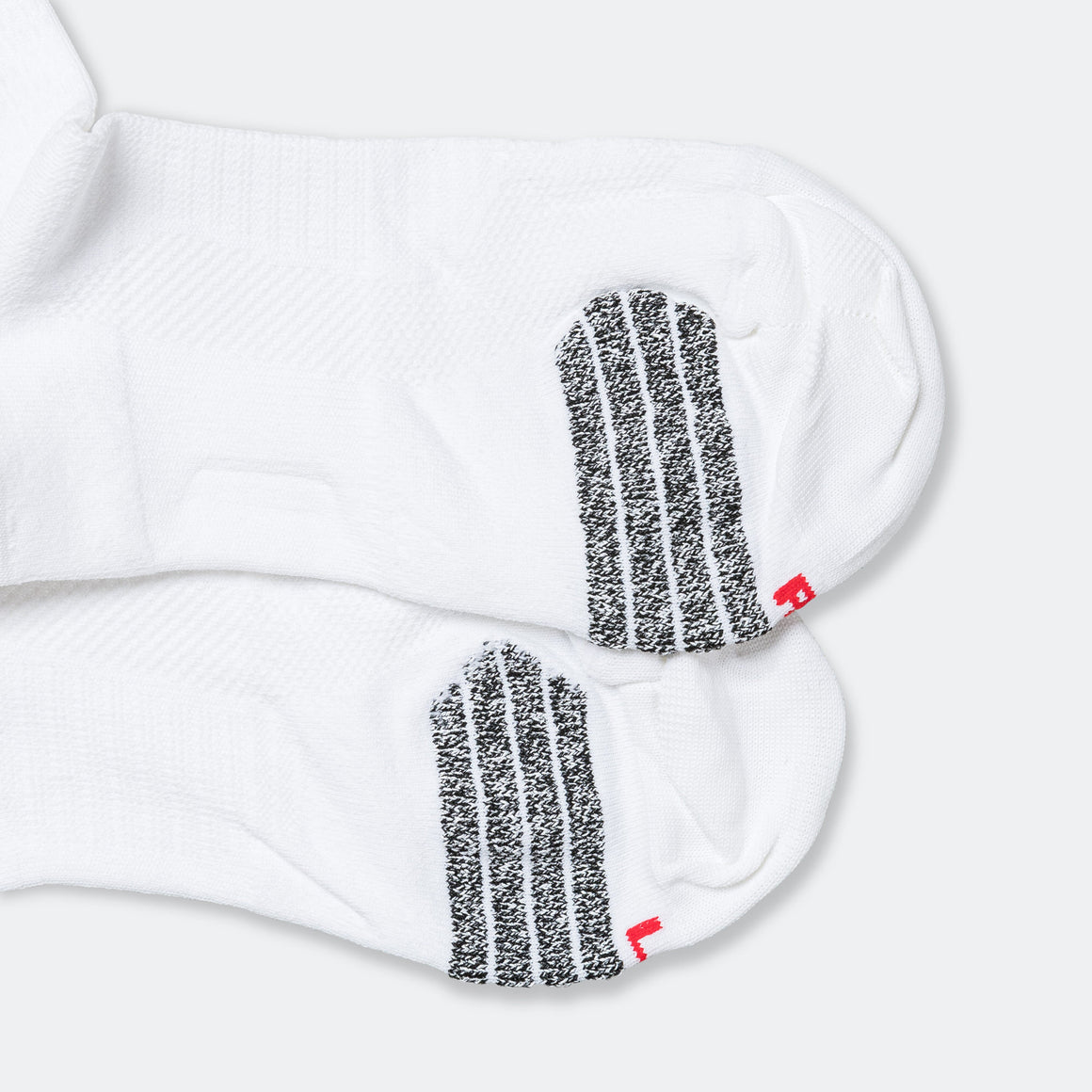 Salomon - S/Lab Phantasm Crew Socks - White/Fiery red - Up There Athletics