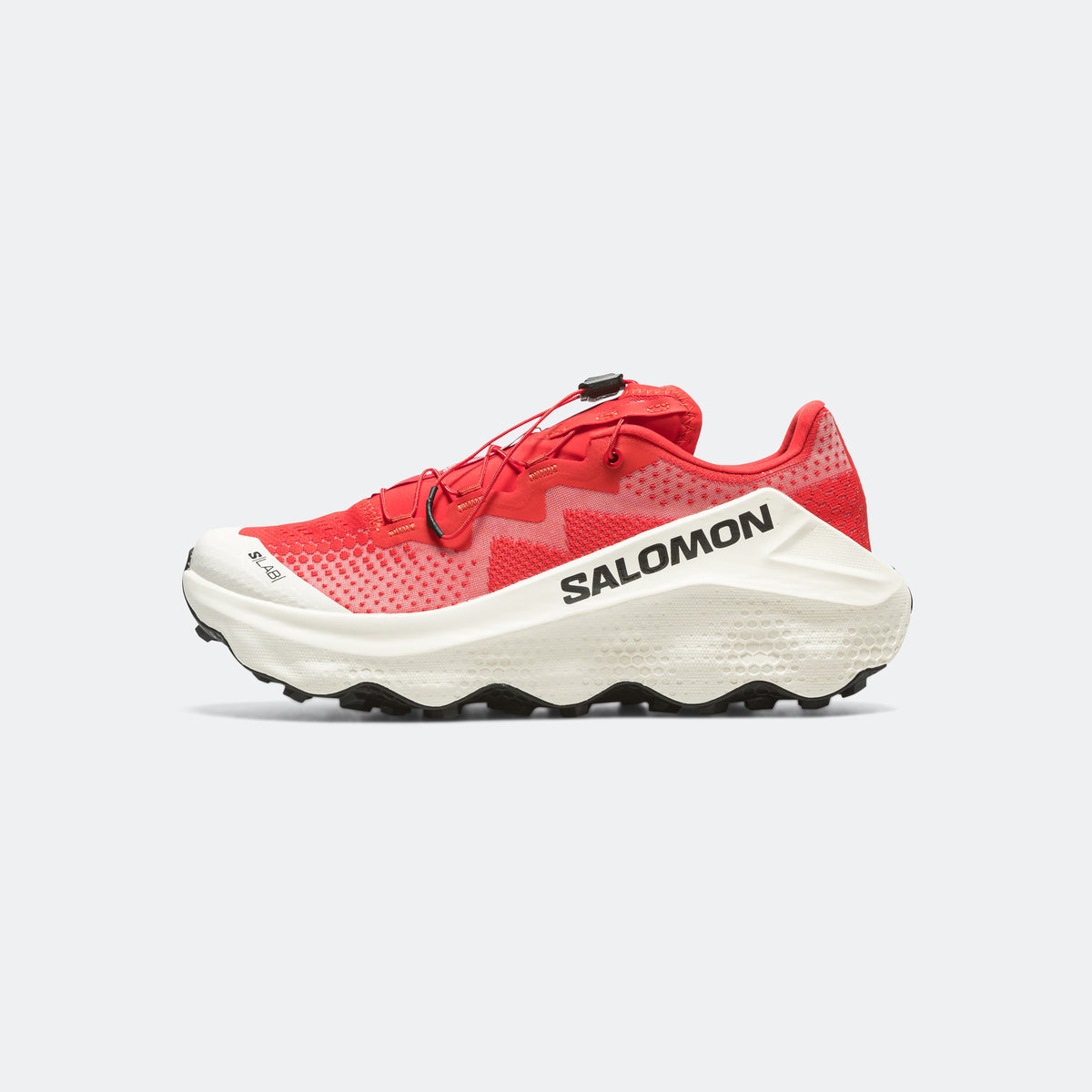 NEW SALOMON men\'s s-lab ultra glide shoes in fiery red/ pompeian red/ vanilla ic Unisex Salomon S/Lab Ultra Glide | Race-Ready Max Cushion  main image 3