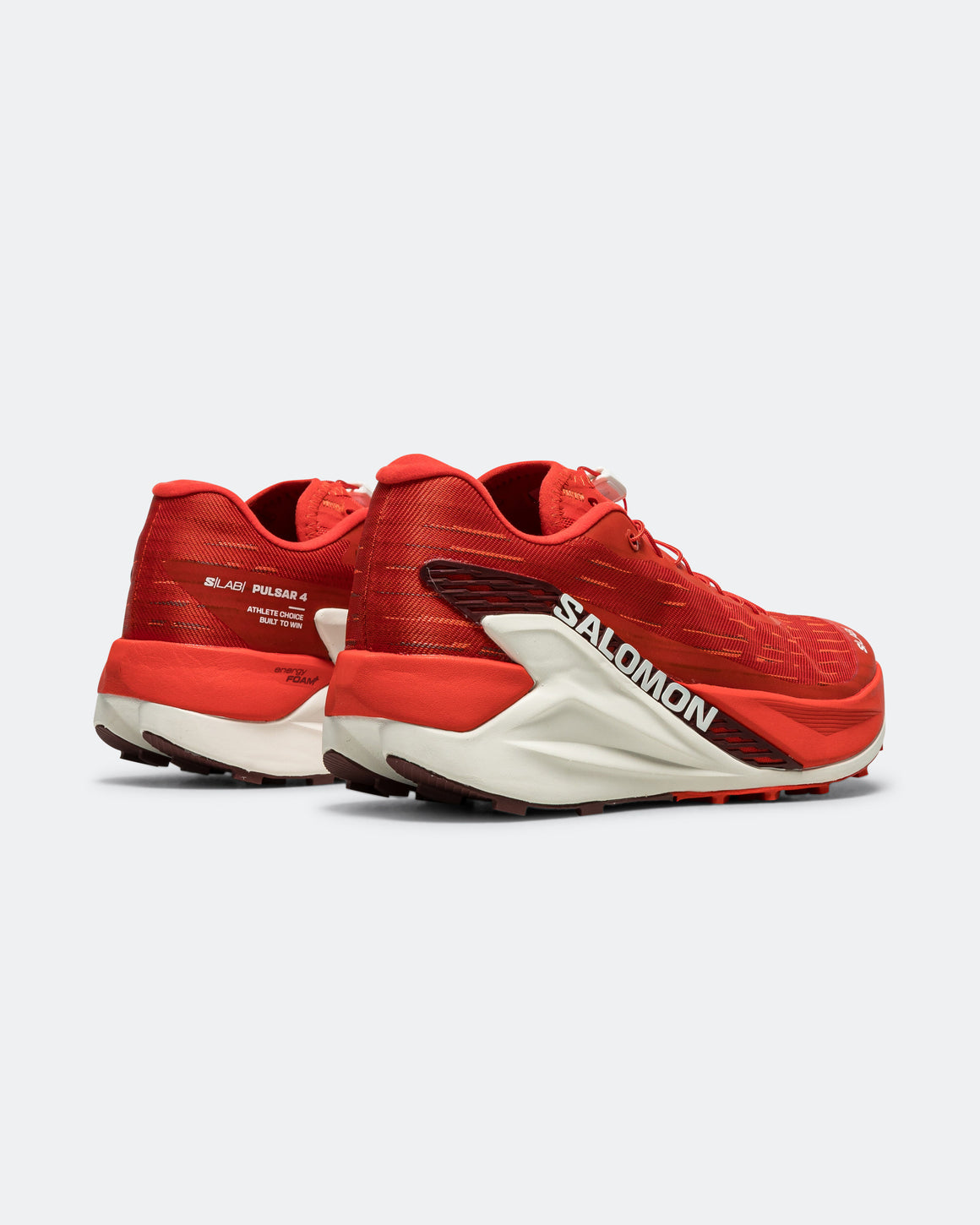 Salomon - S/Lab Pulsar 4 - Fire Red/Vanilla-Andorra - Up There Athletics
