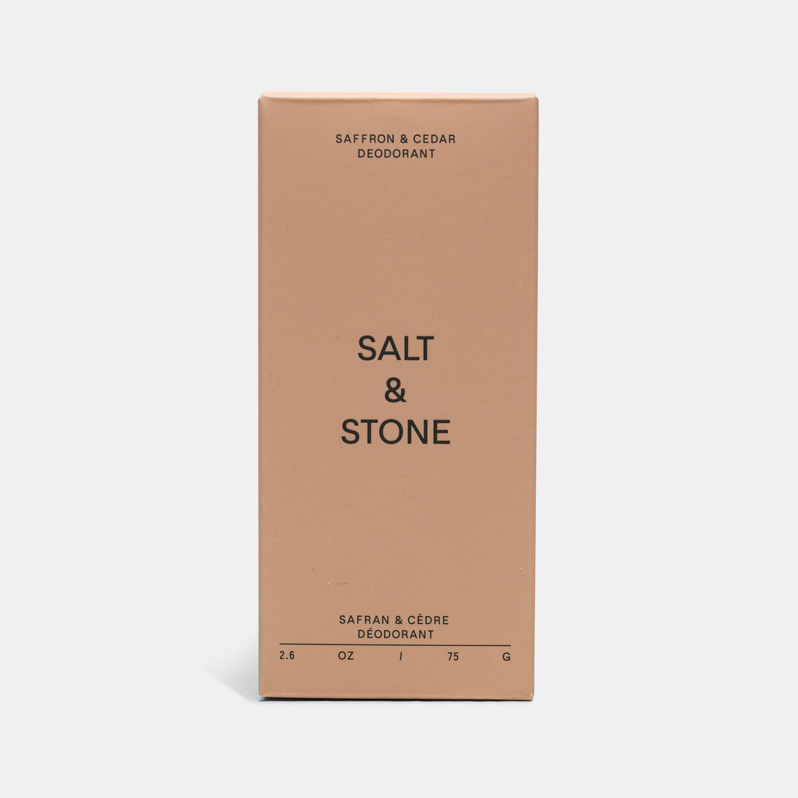 Salt & Stone - Natural Deodorant - Saffron & Cedar - Up There Athletics