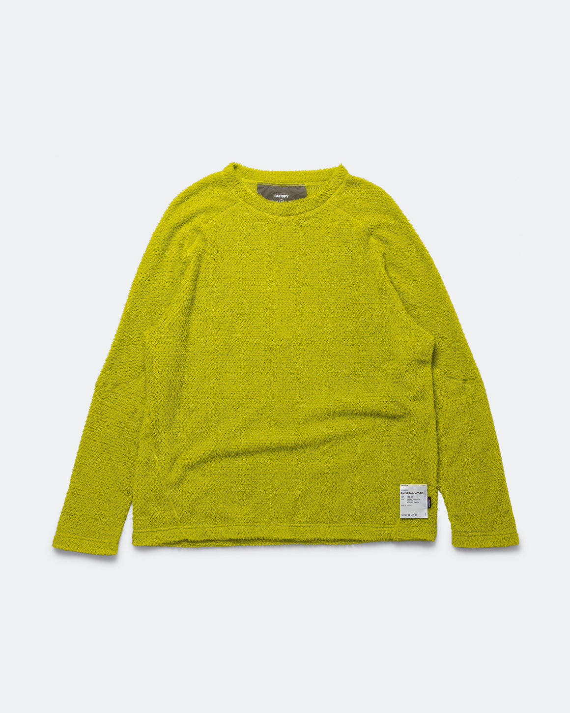 Satisfy - FuzzFleece AD Long Tee - Grenoble Green - Up There Athletics