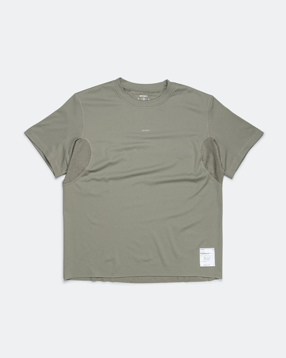 Satisfy - FuzzFleece Octa T-Shirt - Vetiver - Up There Athletics