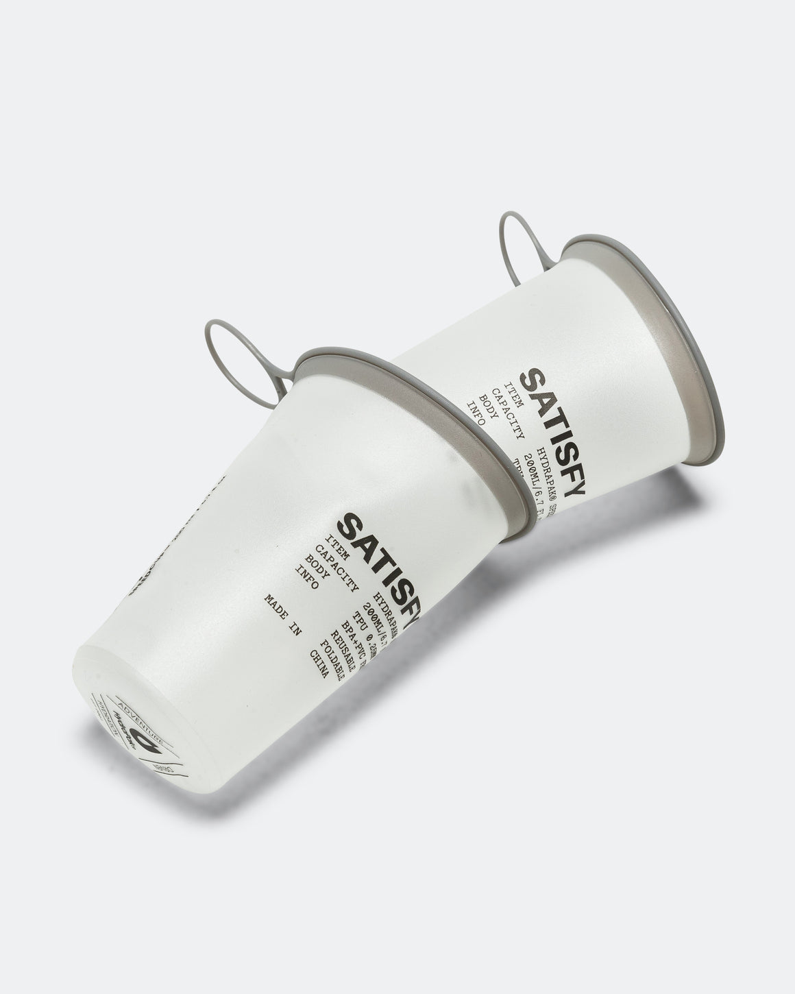 Satisfy - HydraPak SpeedCup 2-Pack - Transparent - Up There Athletics