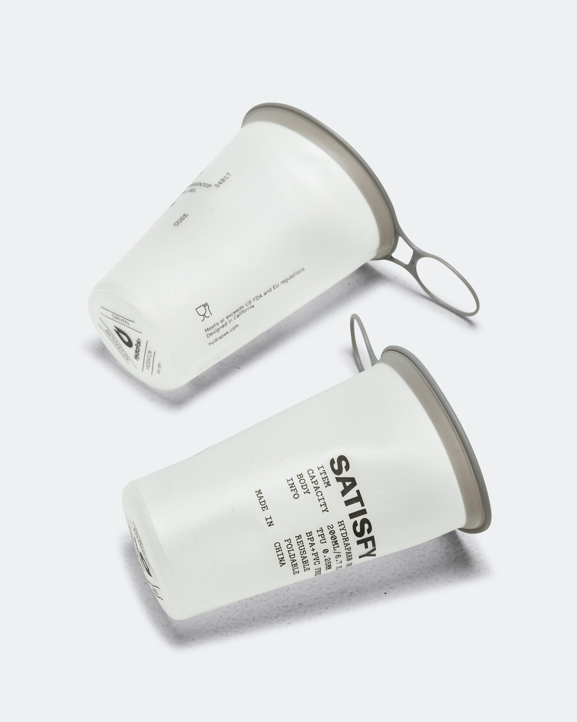 Satisfy - HydraPak SpeedCup 2-Pack - Transparent - Up There Athletics