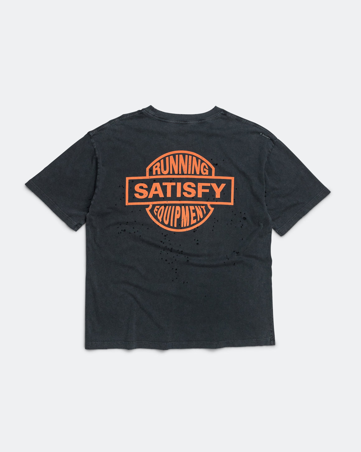 Satisfy - MothTech 'Eagle' T-Shirt - Aged Black - Up There Athletics