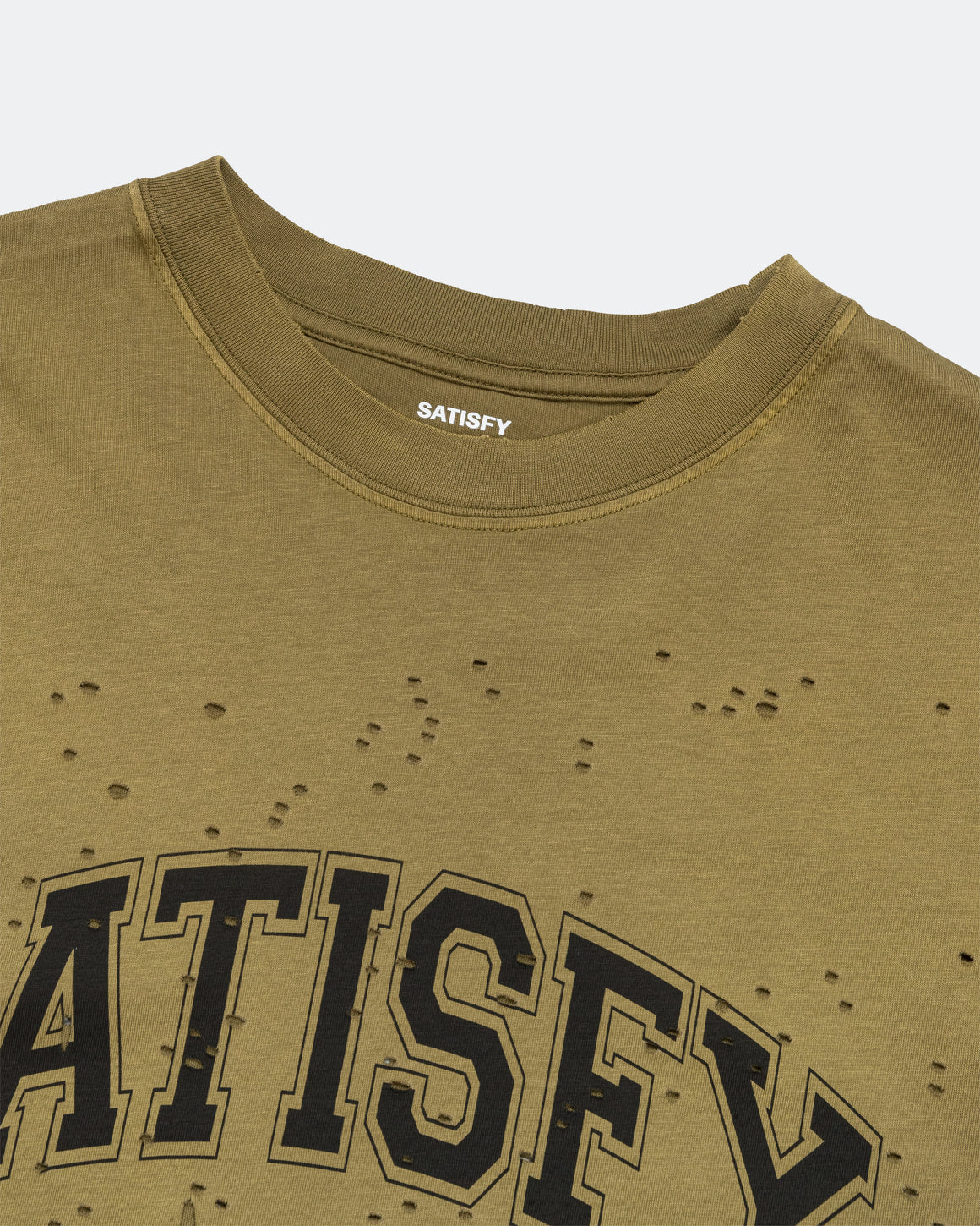 Satisfy - MothTech T-Shirt - Sun Bleached Military Olive - Up There Athletics