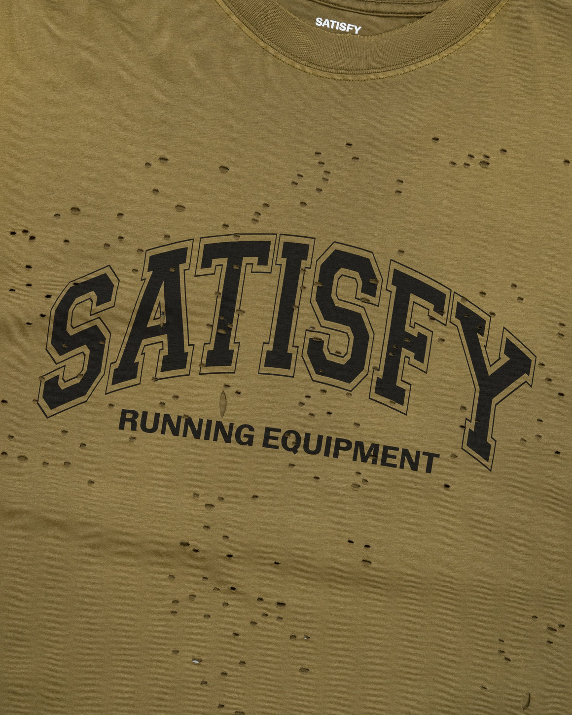 Satisfy - MothTech T-Shirt - Sun Bleached Military Olive - Up There Athletics