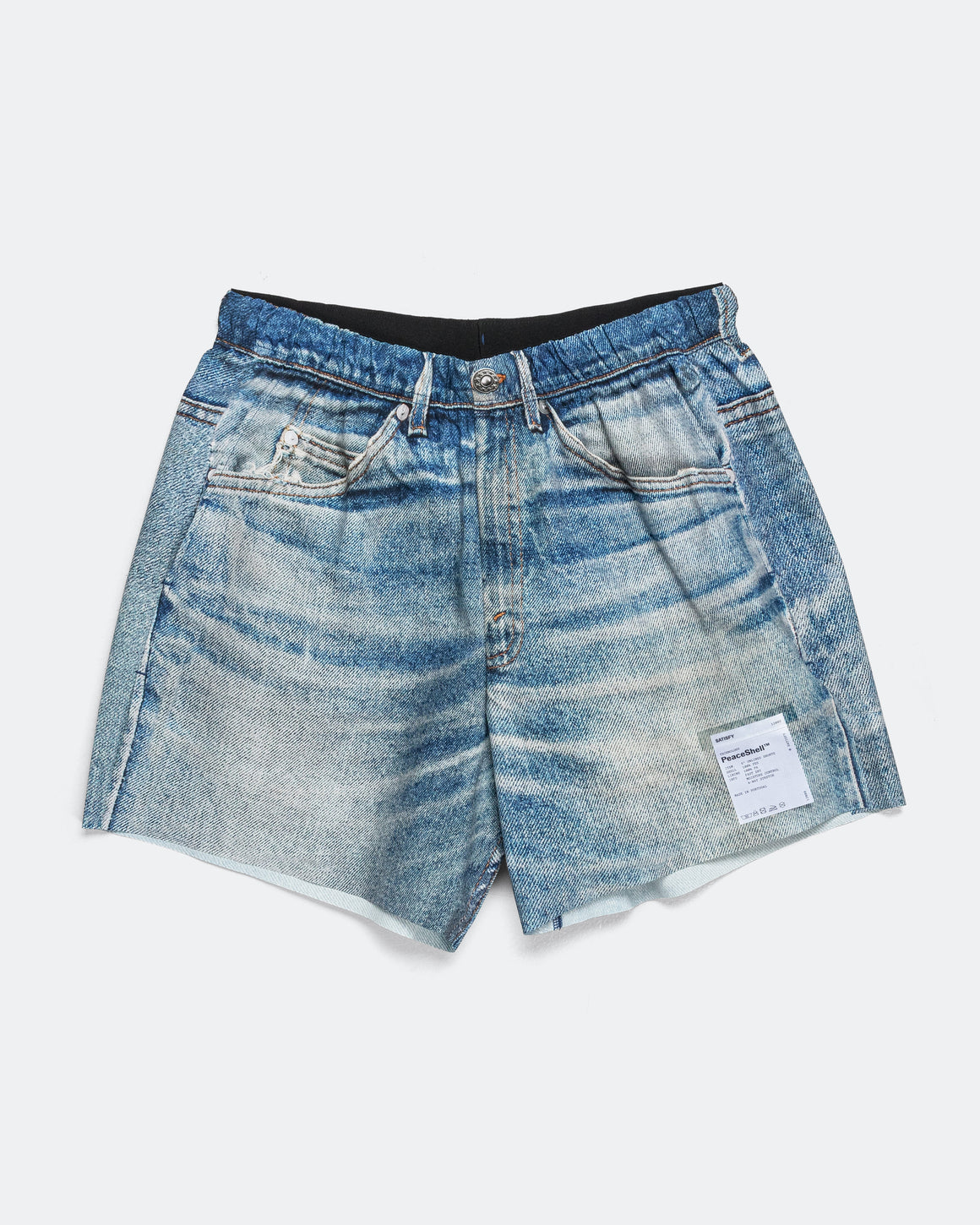 Satisfy - PeaceShell 5in Unlined Shorts - Digital Denim - Up There Athletics