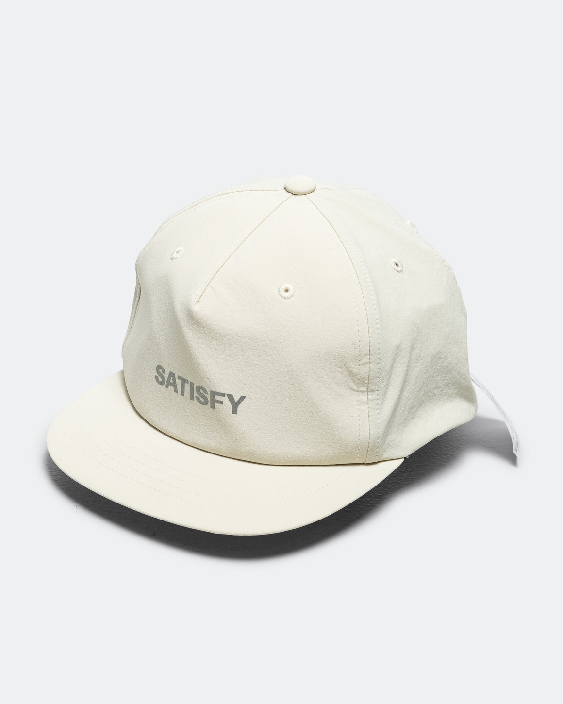 Satisfy - PeaceShell 5 Panel Pinch Cap - Off-White - Up There Athletics