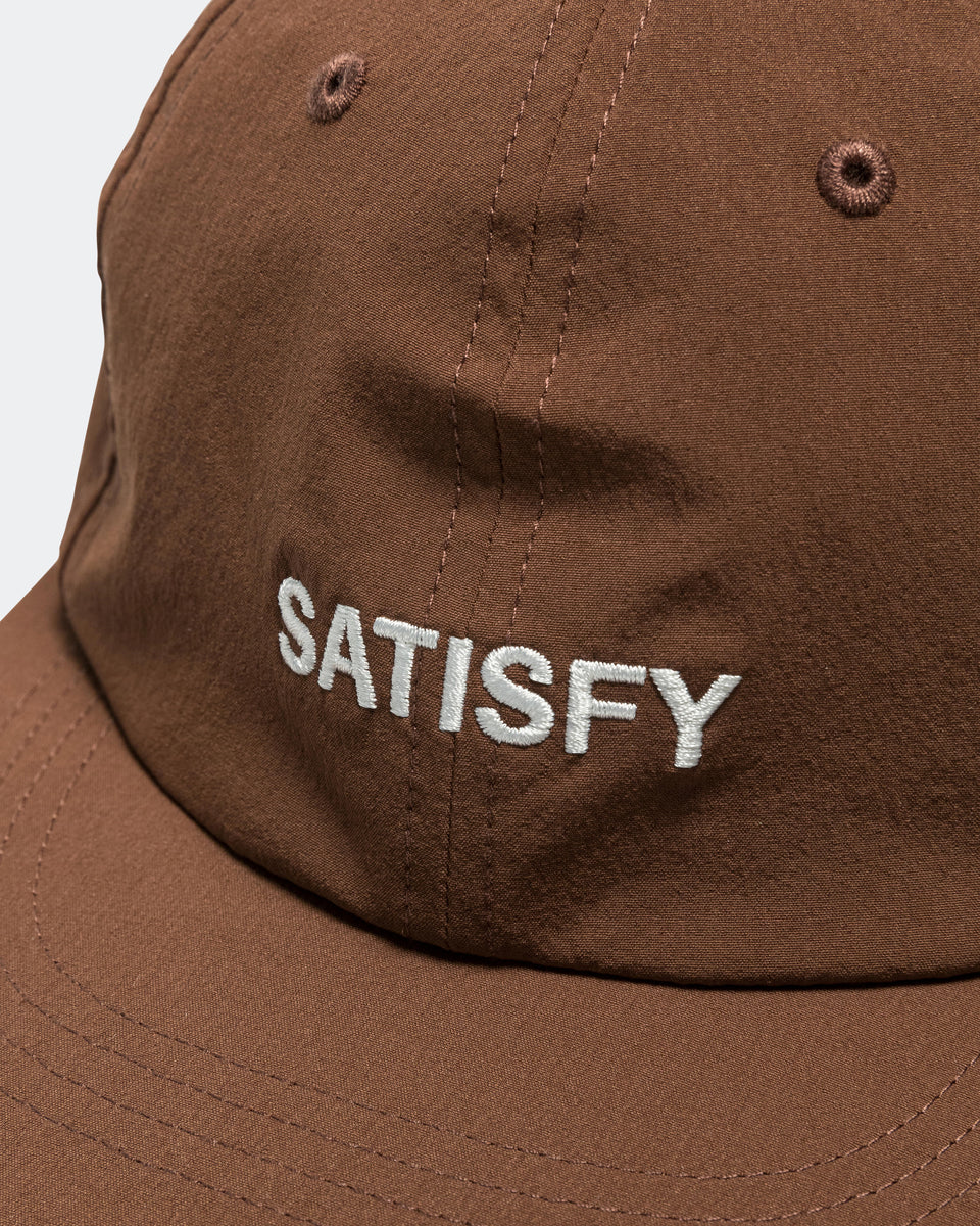 Satisfy - PeaceShell Running Cap - Brown | Up There Athletics