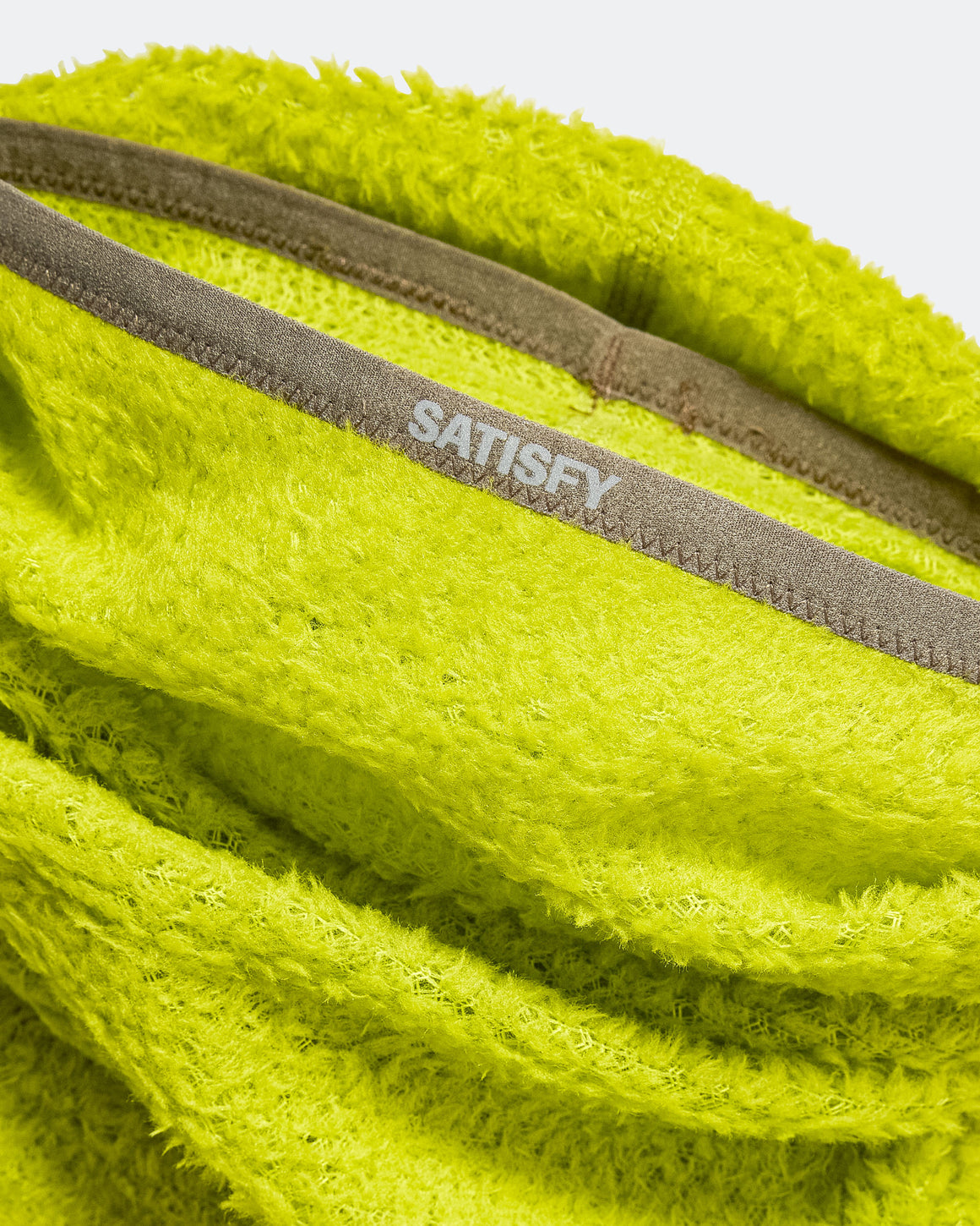 Satisfy - FuzzFleece AD Neck Warmer - Grenoble Green - Up There Athletics