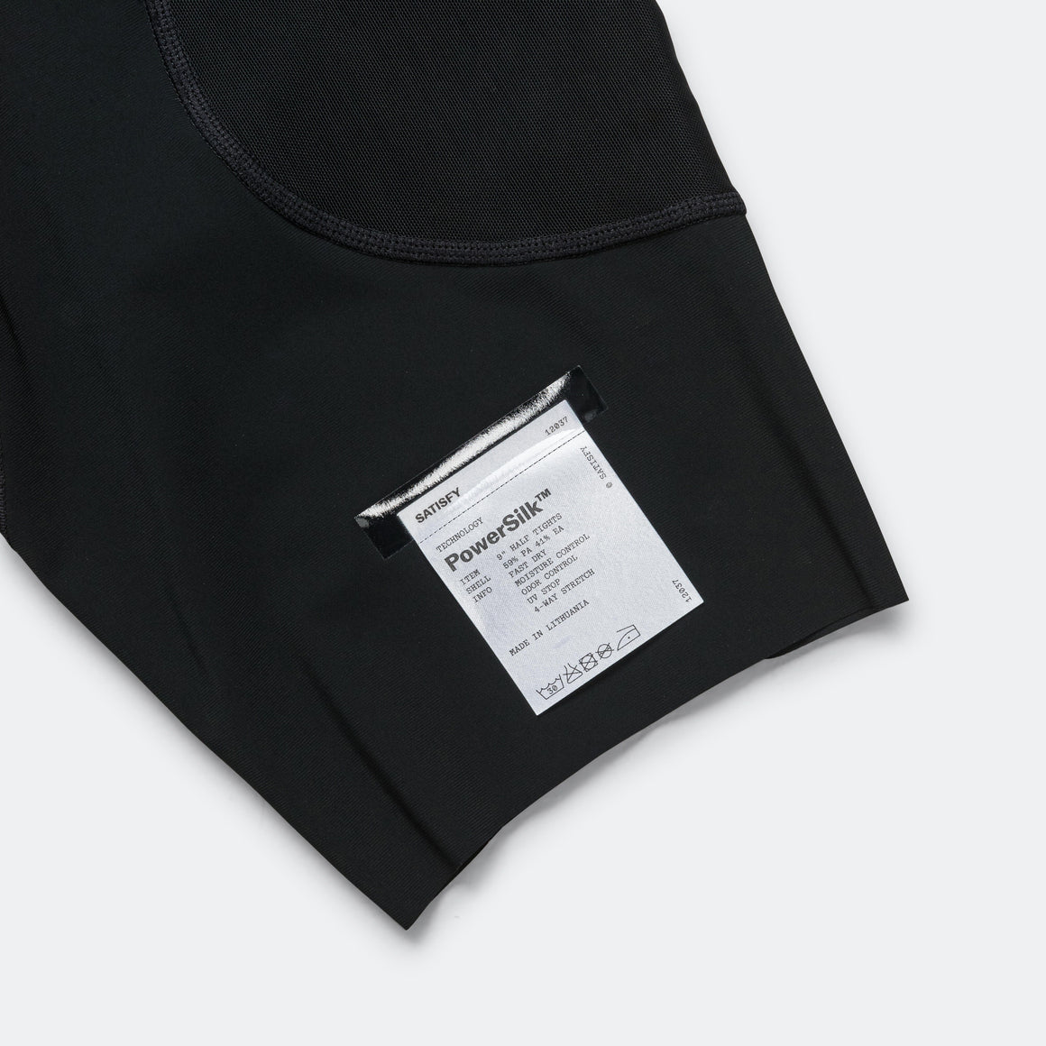 Satisfy - PowerSilk Evo 9" Half Tights - Black - Up There Athletics