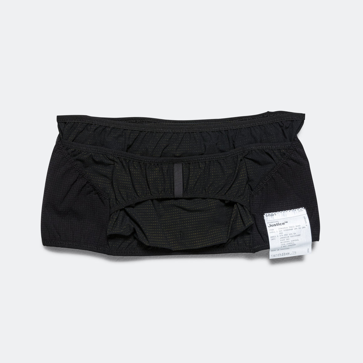 Satisfy - Justice™ Dyneema® Trail Band SS24- Black - Up There Athletics