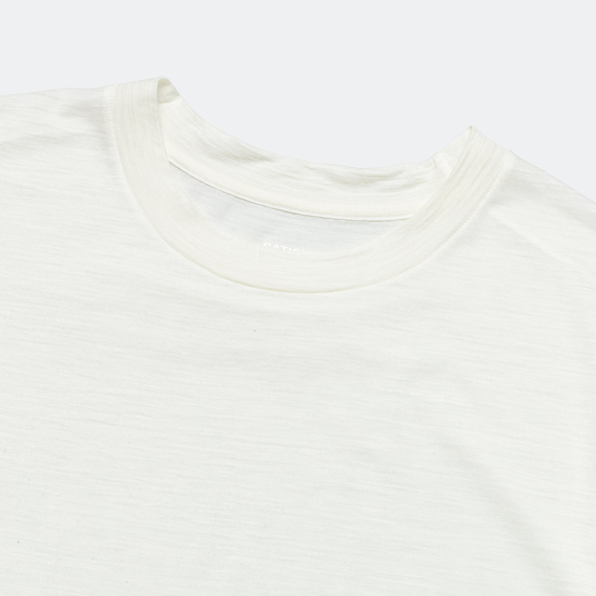 Satisfy - Mens CloudMerino™ T-Shirt - Chalk - Up There Athletics