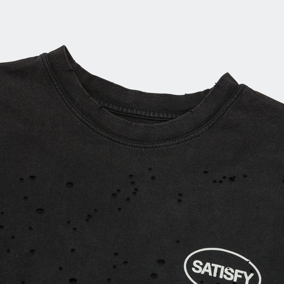 Satisfy - Mens MothTech™ T-Shirt - Aged Black - Up There Athletics