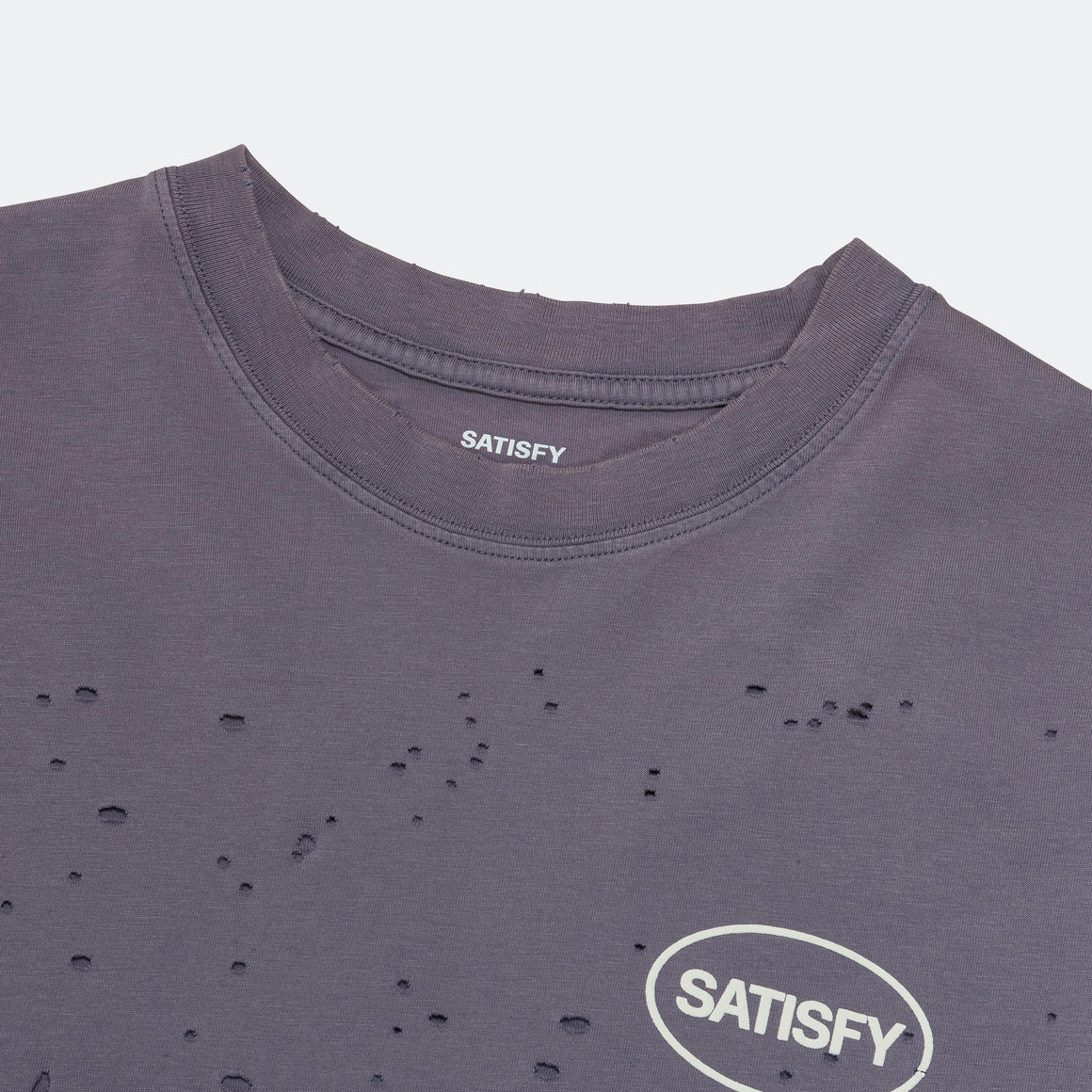 Satisfy - Mens MothTech™ T-Shirt - Aged Purple Sage - Up There Athletics