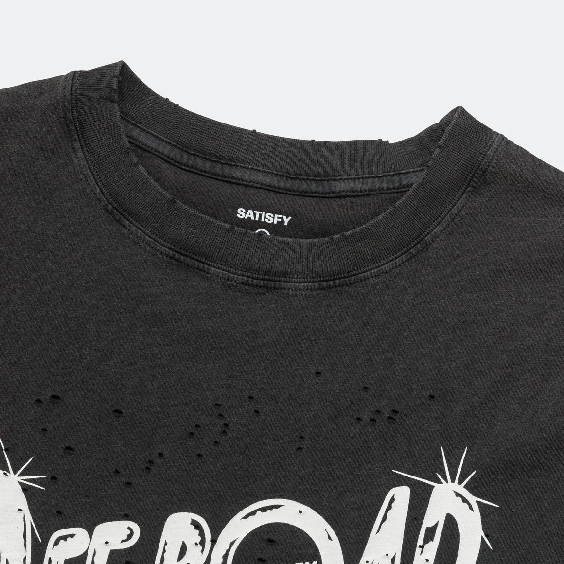 Satisfy - MothTech 'Off Road' Cropped Fringed Muscle Tee - Up There Athletics