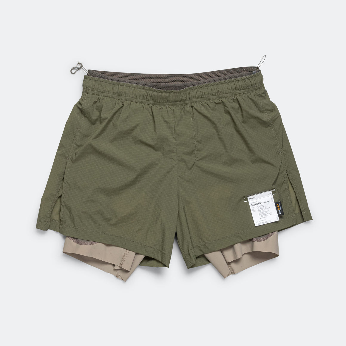 Satisfy - TechSilk Cordura 8" Shorts - Olive - Up There Athletics
