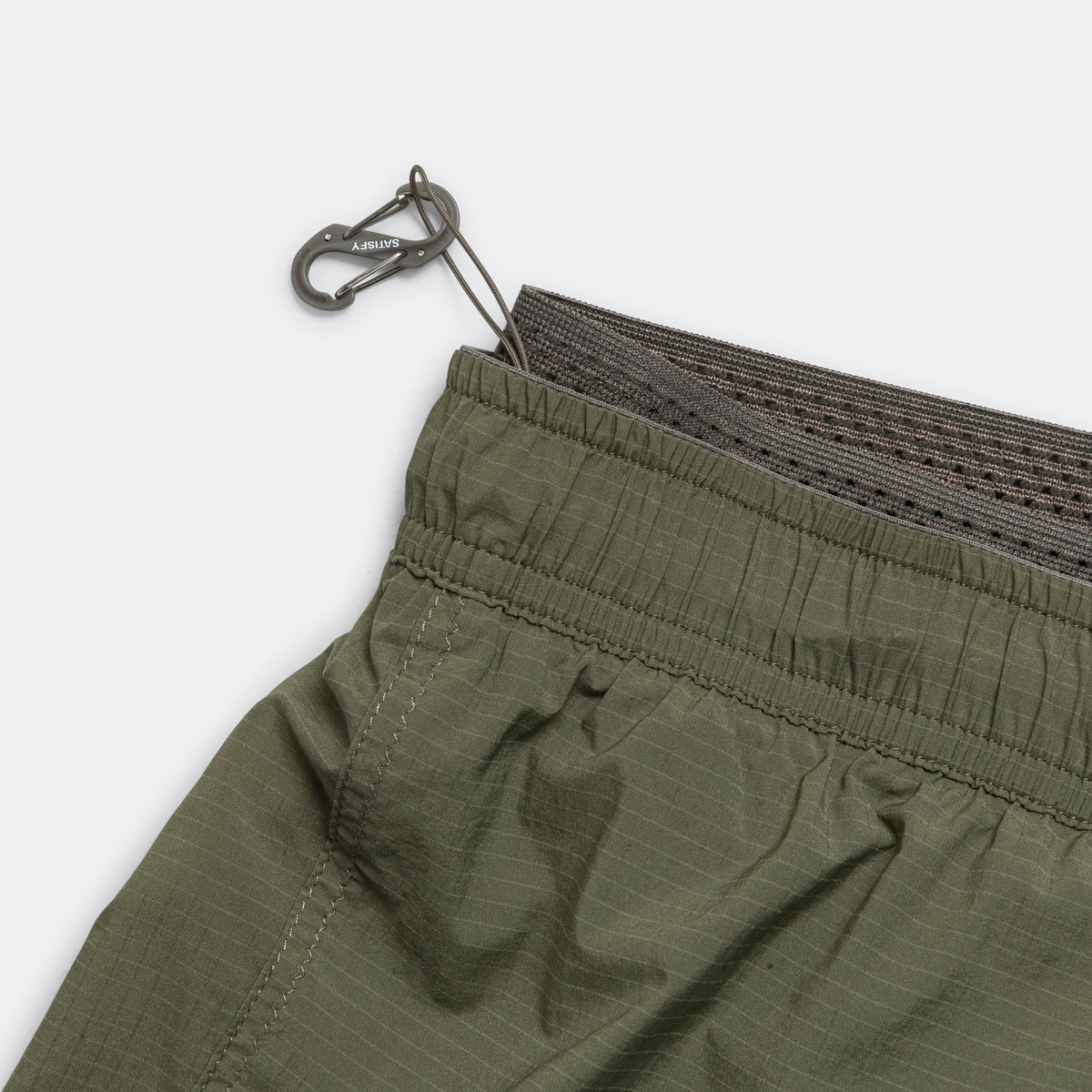 Satisfy TechSilk Cordura 8' Shorts - Olive | Up There Athletics