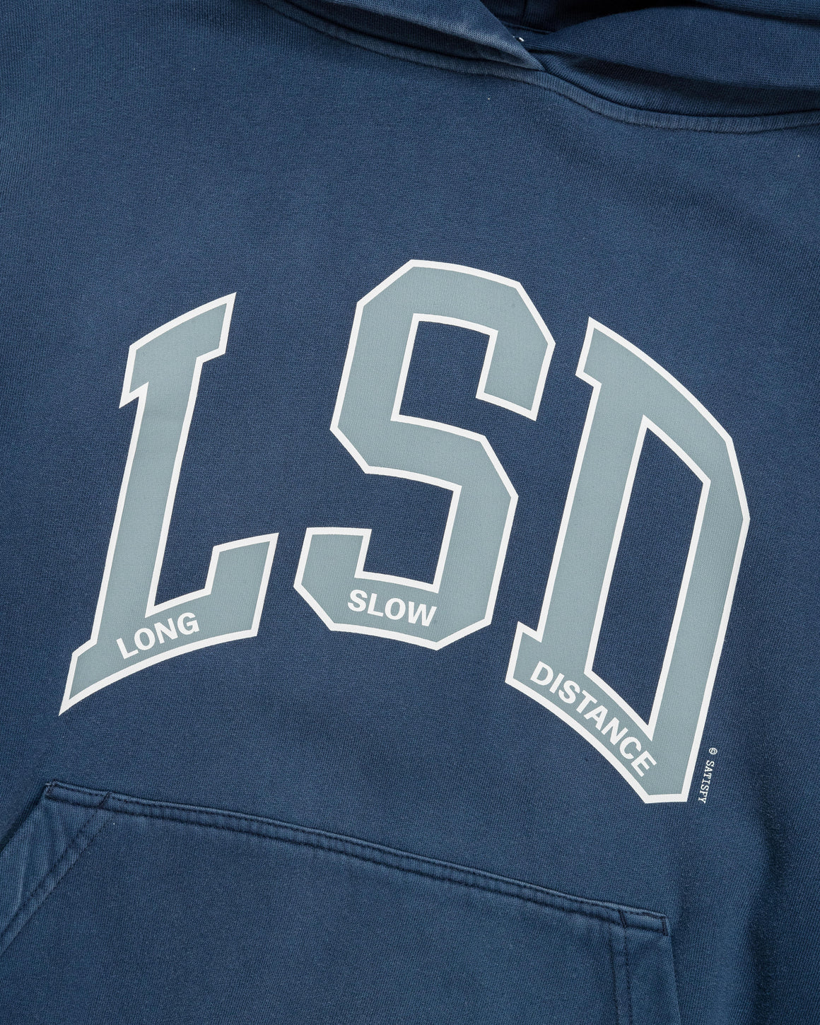 Satisfy - SoftCell Hoodie - Sun Bleached Indigo - Up There Athletics