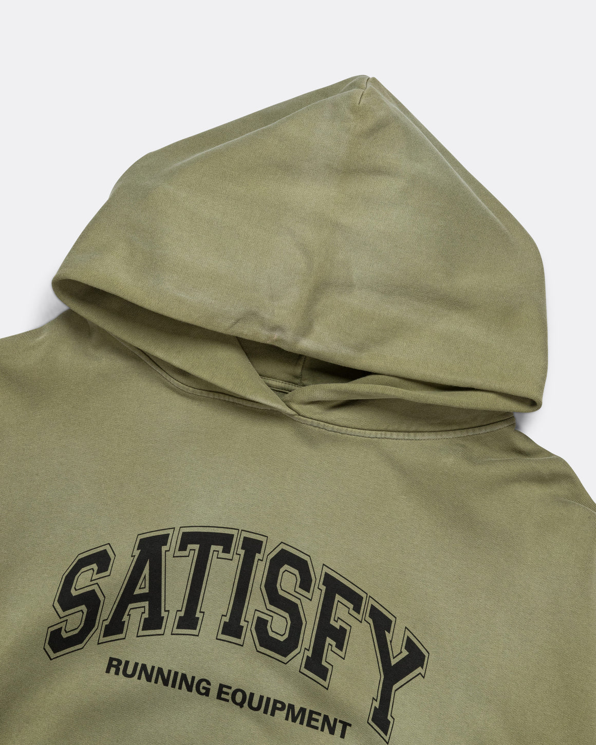 Satisfy - SoftCell Hoodie - Sun Bleached Military Olive - Up There Athletics