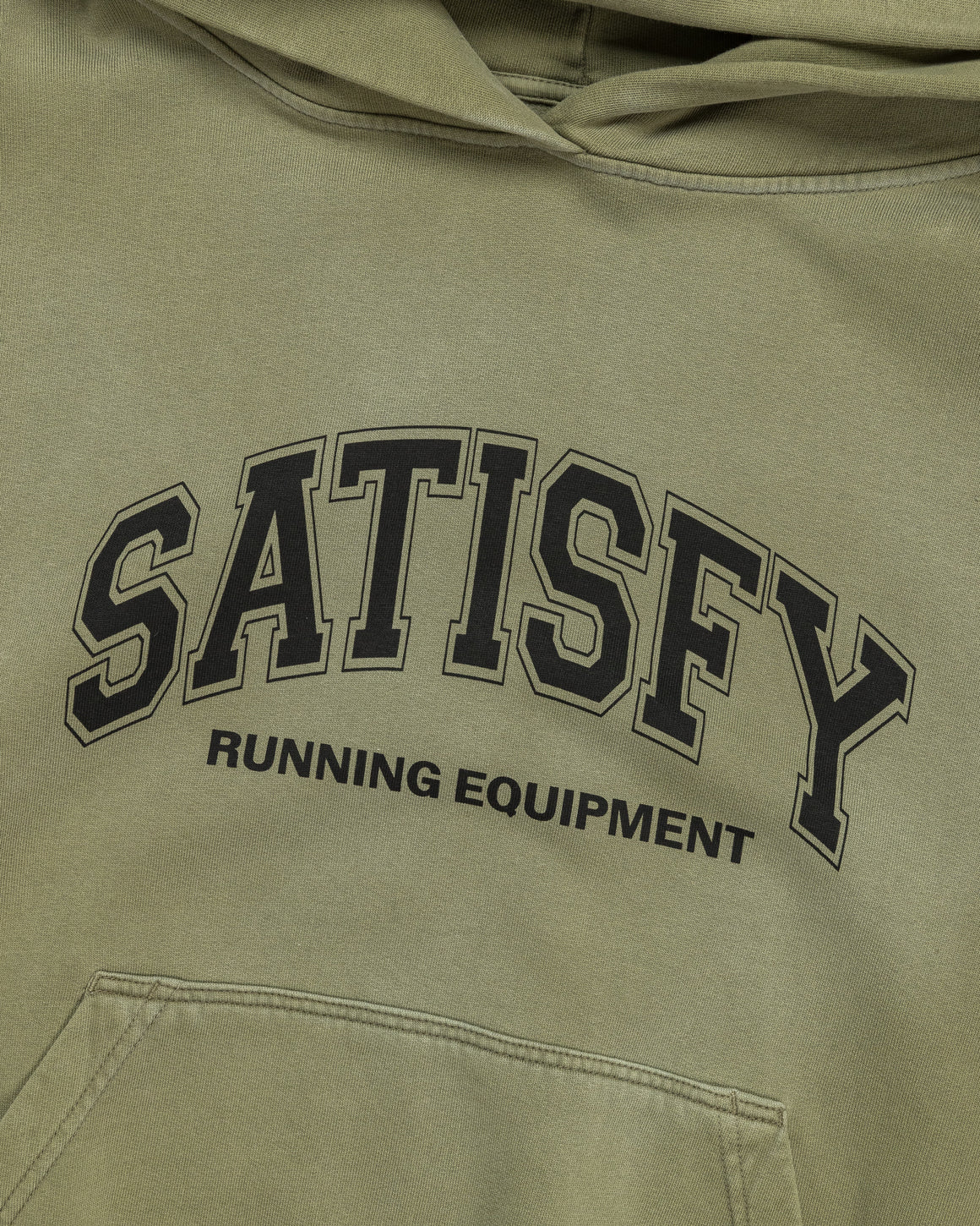 Satisfy - SoftCell Hoodie - Sun Bleached Military Olive - Up There Athletics